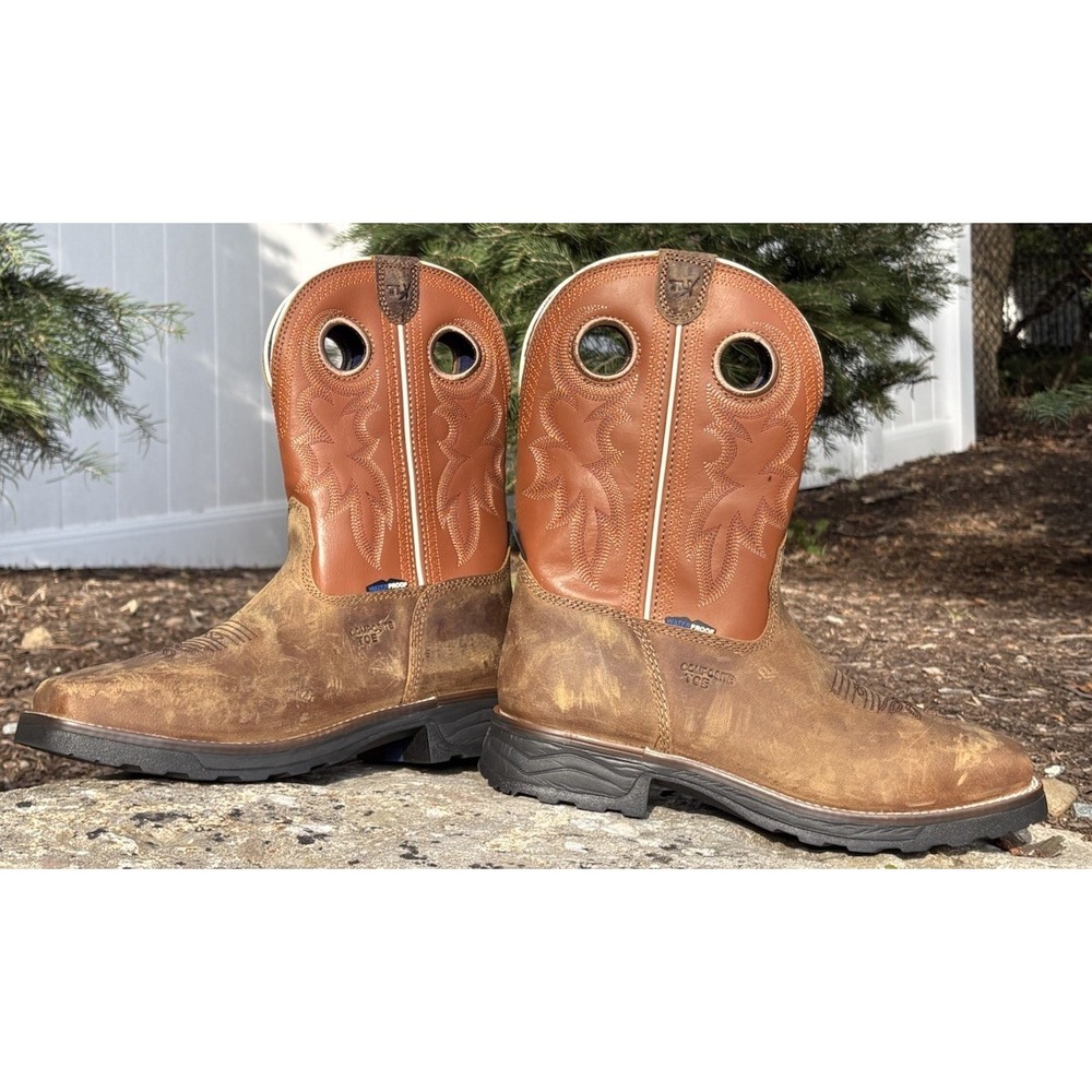 Tony Lama Mens 3R Fireball Waterproof Comp-Toe Work Boot 9EE NWOB